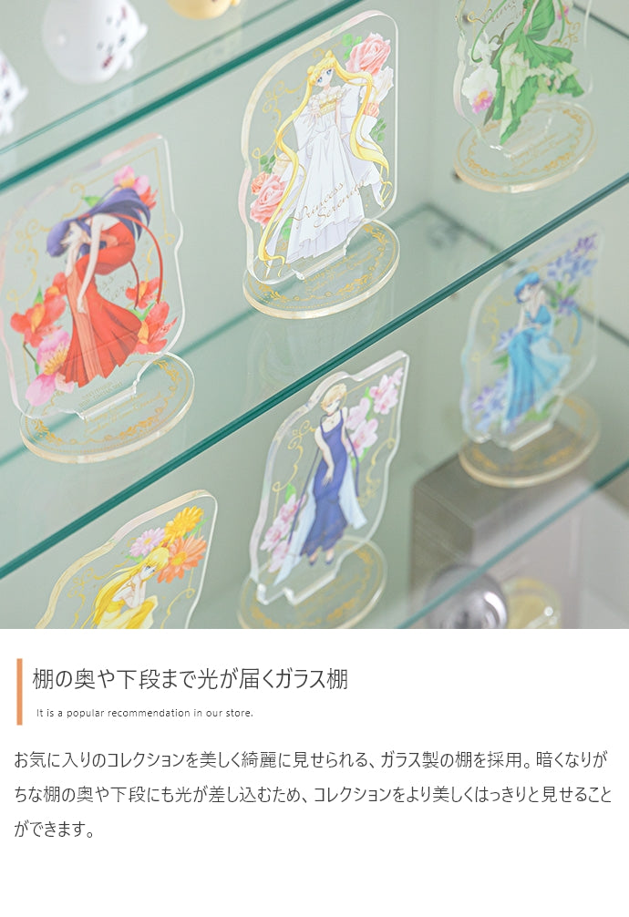 コレクションラック 幅60cm×高さ40cm Grami 卓上コレクションケース 横型 幅60cm