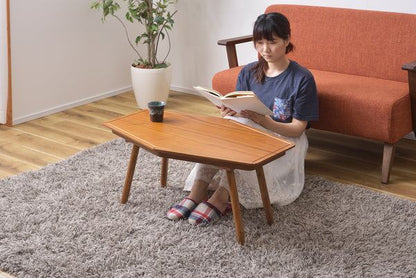 コタツ 幅80×奥行50×高さ36.5cm こたつテーブル こたつセット コタツテーブル ライトブラウン 天然木