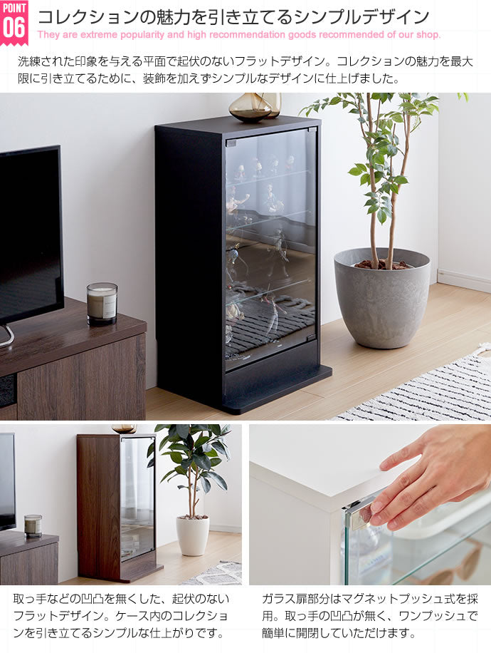 コレクションラック 幅46cm×奥行18cm Legen コレクションケース 幅46cm