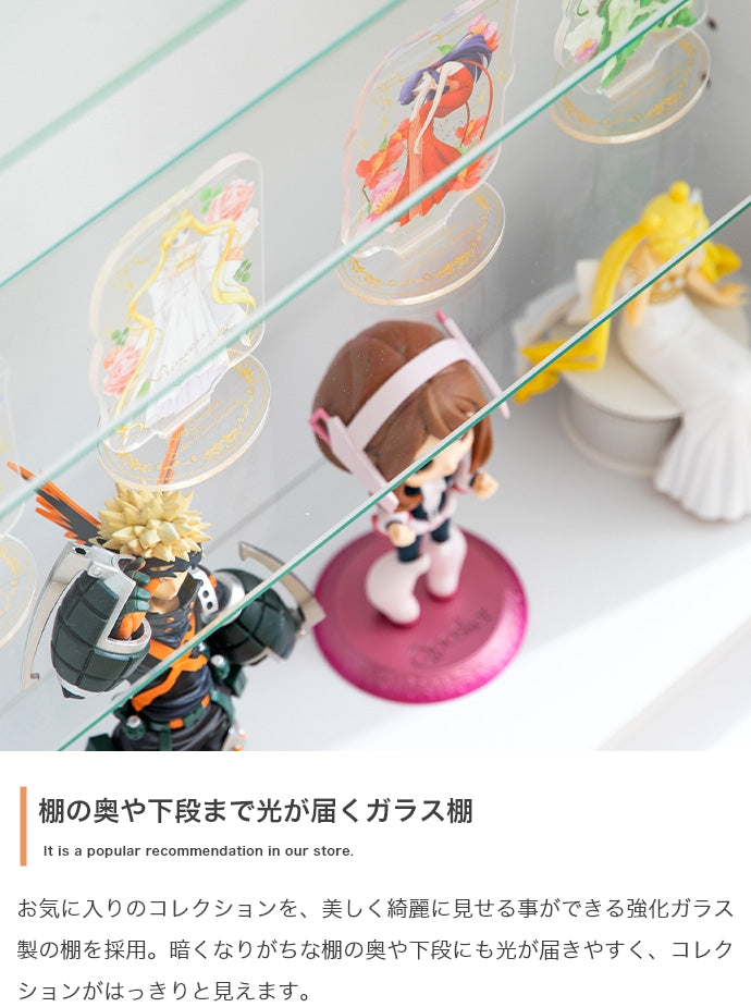 コレクションラック 幅80cm×奥行18cm Legen コレクションケース 幅80cm