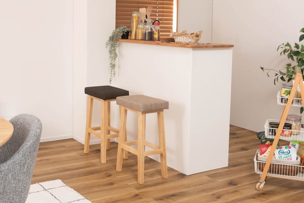 ダイニングチェア バンビ ハイスツール 幅36×奥行26×高さ60cm ダイニング家具 完成品