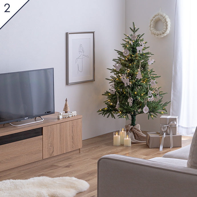 フェイクグリーン・オブジェ フェイクグリーン 高さ120cm Abete クリスマスツリー オブジェ