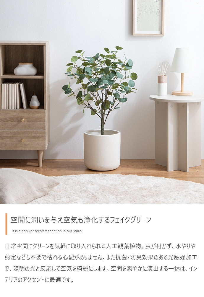 フェイクグリーン・オブジェ フェイクグリーン 高さ85cm Nature ユーカリ