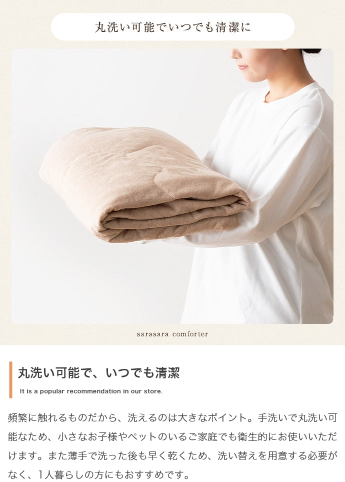 布団 140cm×190cm Neochill sarasara リバーシブル掛け布団 日用品