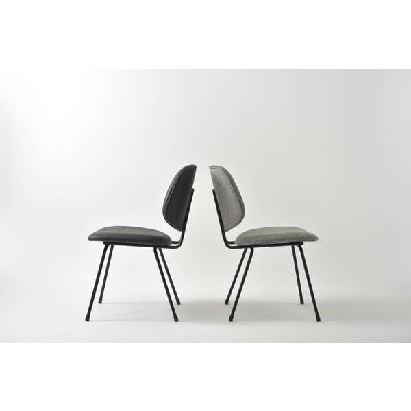 ダイニングチェア 幅50×奥行58×高さ81cm ダイニング家具 完成品 ブラック レザー