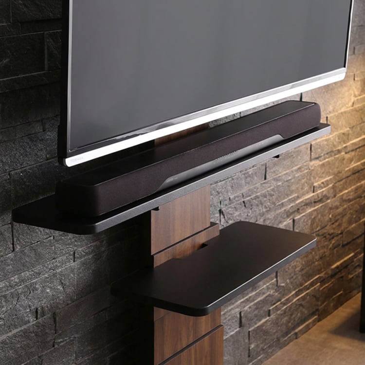 デザインテレビスタンド サウンドバー専用棚 壁寄せテレビスタンド サウンドバー 幅100 部品