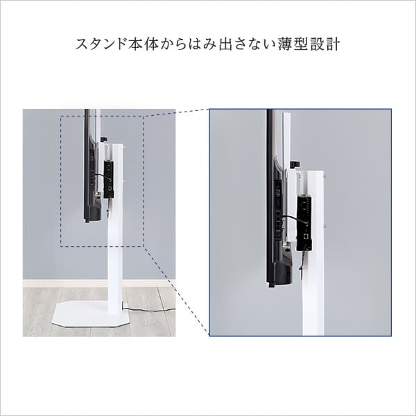八角テレビスタンド専用 ハードディスクホルダー単品 HDDホルダー 背面収納 簡単取付 ルーター