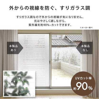 すりガラス調断熱二重窓パネル 12枚入り (6枚×2セット) 二重窓パネル UVカット 断熱