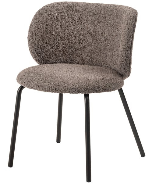 ダイニングチェア 幅56×奥行56×高さ73cm ダイニング家具 ベージュ グレー シンプル スチール