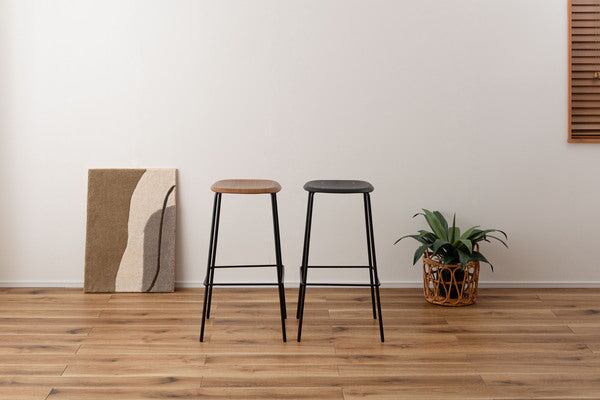 ダイニングチェア ハイスツール 幅43×奥行43×高さ74.5cm ダイニング家具 完成品 天然木