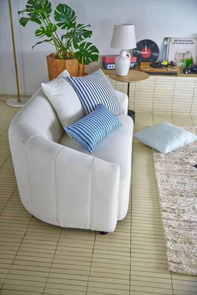 ファブリック クッション 幅45×奥行45×高さ15cm 完成品 FAB-151C