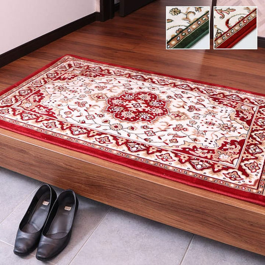 玄関マット メンデル GN 30X90 30×90cm ラグマット カーペット ラグ 絨毯 マット