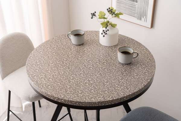 ダイニングテーブル ハイテーブル 幅80×奥行80×高さ92cm ダイニング家具 ハイタイプ 昇降 ブラック 昇降式 スチール