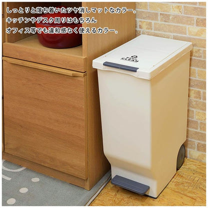 ダストボックス スライドペダルペール45L 幅26×奥行44.5×高さ58cm 日用品 完成品 屋外