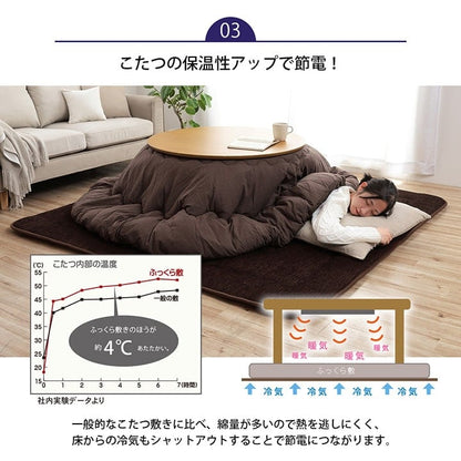 こたつ敷 モデルノ F パーソナルマット 敷 BE 130X190 130×190cm