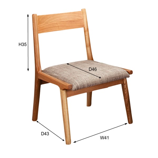 モタ ダイニングチェア 幅48×奥行55×高さ70cm ダイニング家具 完成品 組立不要 グリーン