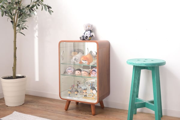 ストレージ コレクションシェルフS 幅36×奥行25×高さ60cm リビング収納 ブラウン 全2色