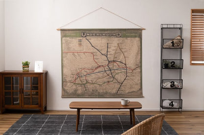アート タペストリー 幅162×奥行2.5×高さ128cm 日用品 完成品 組立不要
