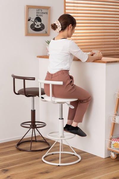 ダイニングチェア キリク キッチンハイチェア 幅41×奥行44×高さ74cm ダイニング家具 チェア