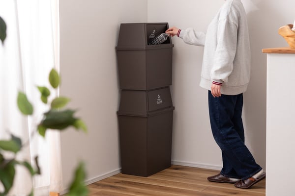 ダストボックス スタッキングペール30L ワイド 幅45×奥行28×高さ51cm