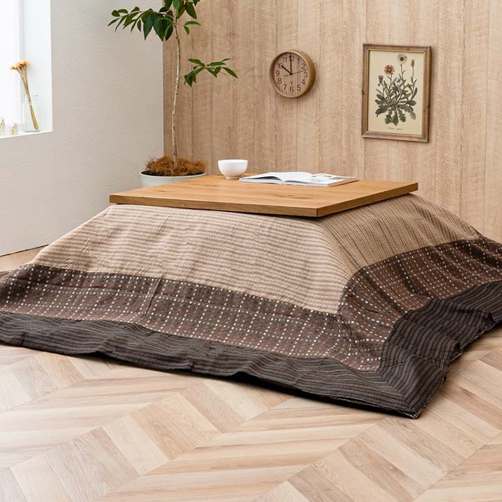 上掛けタイプ ゆかり上掛 大判正方形 BE 210X210 210×210cm こたつ こたつセット