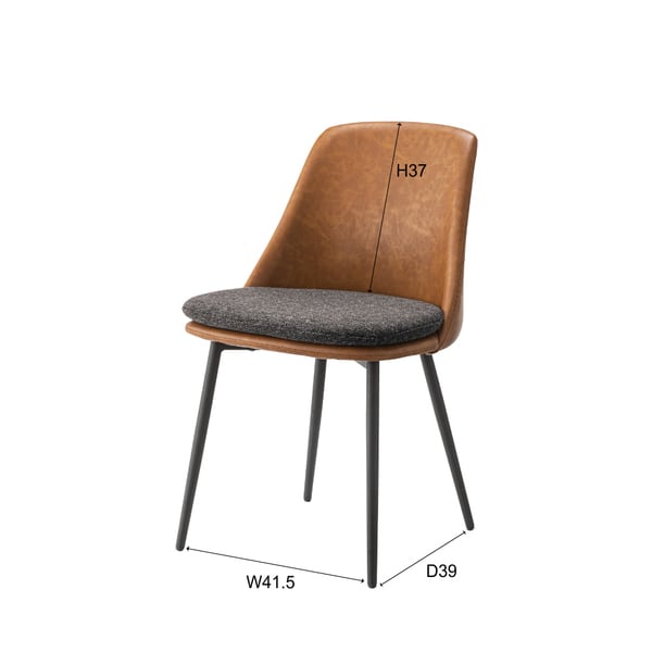 ダイニングチェア アファブル チェア 幅50×奥行55.5×高さ79.5cm ダイニング家具 全2色