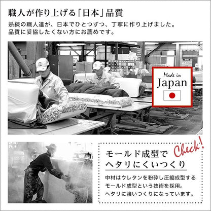 組み合わせ自由 国産 コーナーローソファ フロアタイプ Linum-リナム-インテリア 寝具 幅49×奥行74cm 一人暮らし