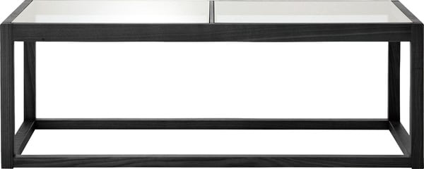 ガラステーブル 幅110×奥行50×高さ38cm テーブル ローテーブル センターテーブル 完成品