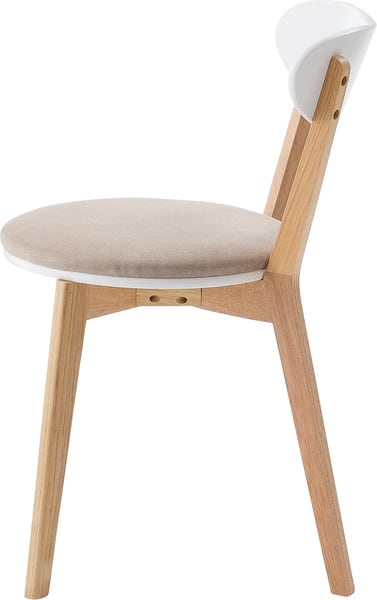 ダイニングチェア 幅47×奥行55×高さ75cm ダイニング家具 ベージュ グレー ダイニングセット