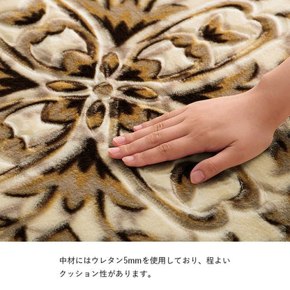 こたつ敷 H・シャルマン 大判長方形 BR 200X30 200×300cm こたつテーブル
