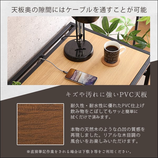 ヴィンテージ風コンパクトデスク&チェアセット-CMBA- パソコンデスク ヴィンテージデスク 作業台