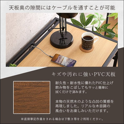ヴィンテージ風コンパクトデスク&チェアセット-CMBA- パソコンデスク ヴィンテージデスク 作業台