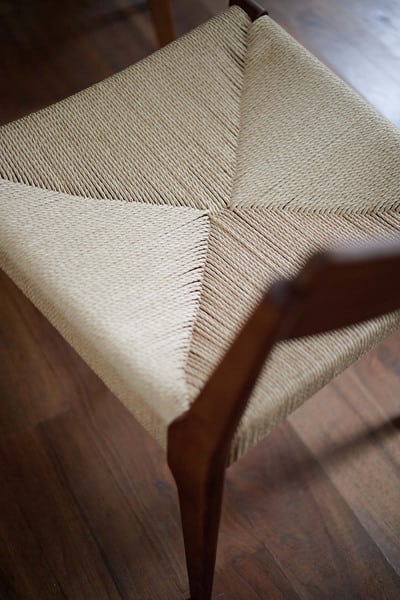 ダイニングチェア ペーパーコードチェア 幅46×奥行56×高さ76cm ダイニング家具 完成品