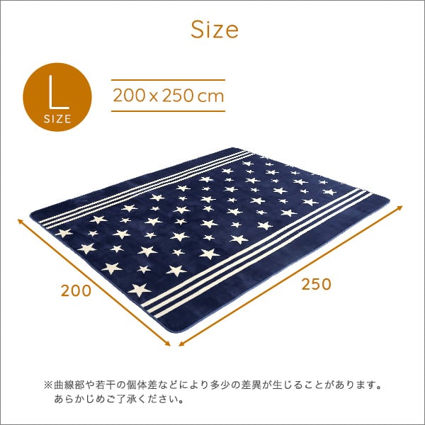 マイクロファイバー・デザインラグマットLサイズ(200×250cm)洗えるラグマット インテリア