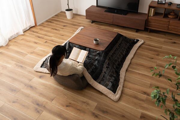 薄掛コタツ布団 正方形 完成品 W190×D190 グレー