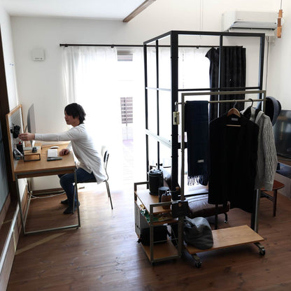 パーテーション Drip Frame Partition スクリーン 幅90×奥行3cm スチール