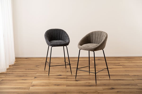 ダイニングチェア ハイチェア 幅50×奥行51×高さ89cm ダイニング家具 ダークグレー チェア