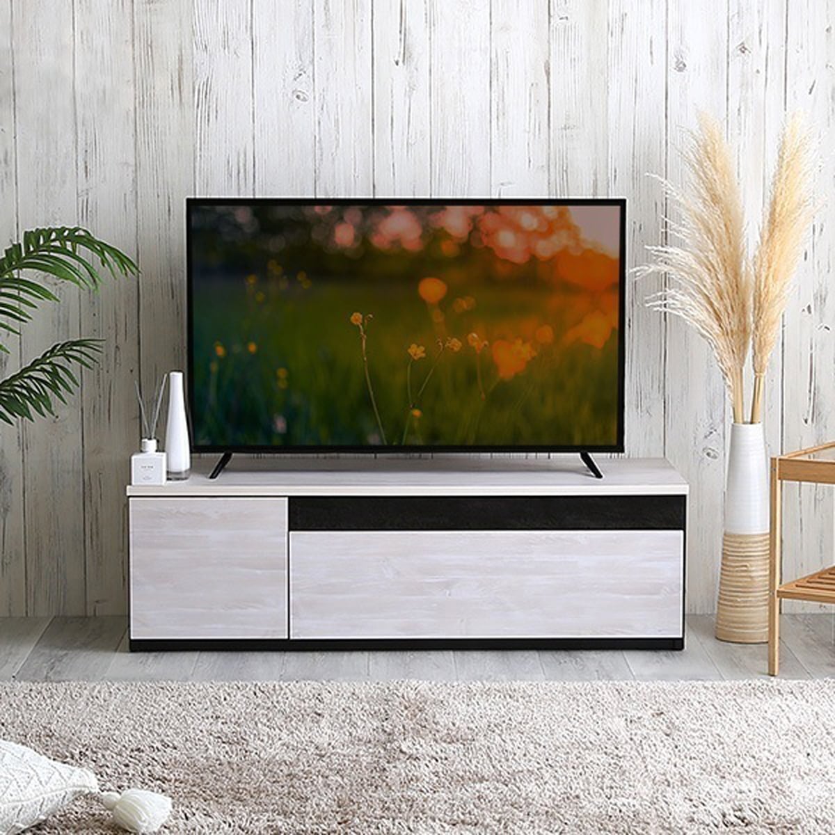 日本製 テレビ台 テレビボード 120cm幅 ローボード 国産 TV台 TVボード テレビラック