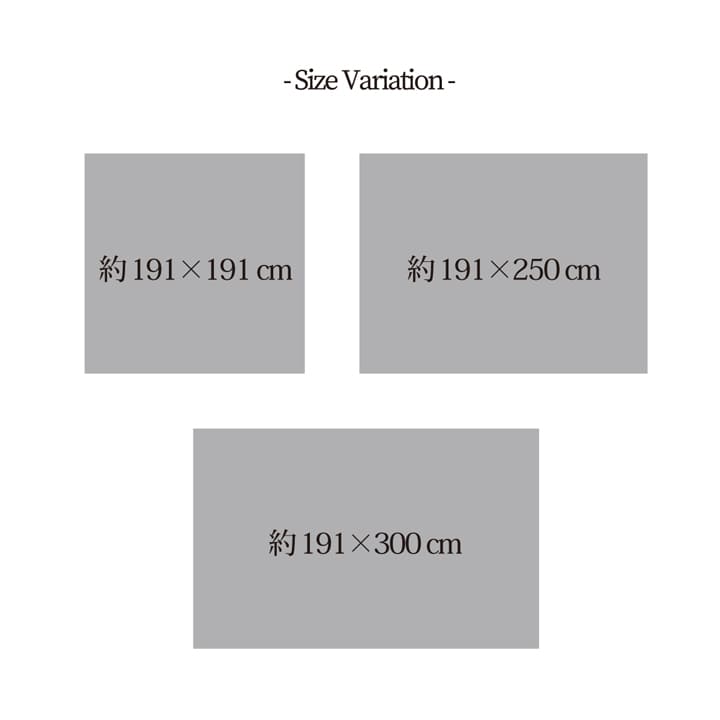 ラグ NSプレア 大判長方形 BL 191X300 191×300cm ラグマット カーペット 絨毯