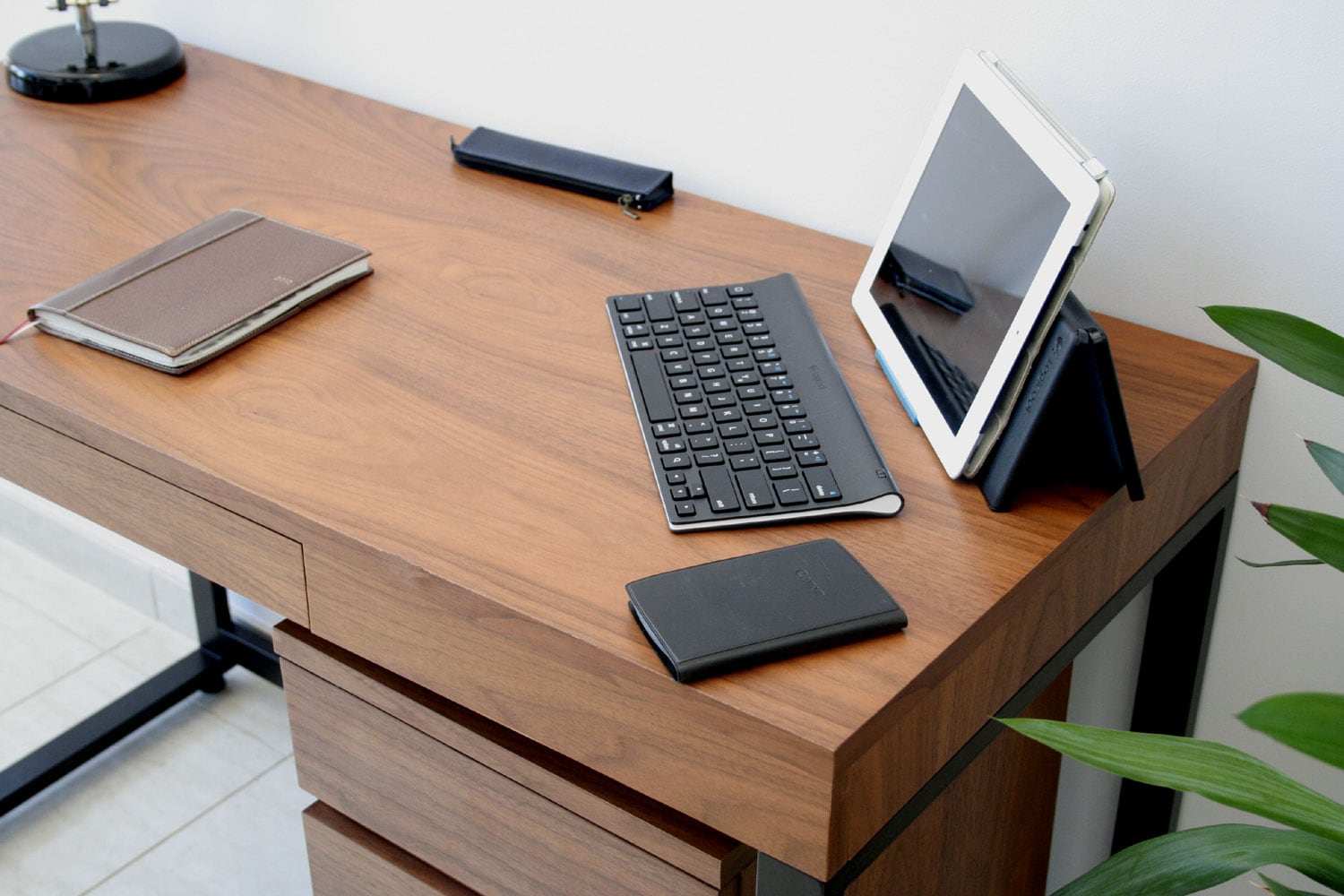 デスク Walnut DeskW1100 ワークデスク パソコンデスク 学習机 勉強机 平机