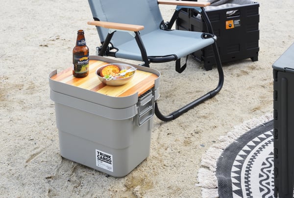 アウトドア トランクカーゴ テーブルトップ 幅38.5×奥行38×高さ0.9cm リビングテーブル