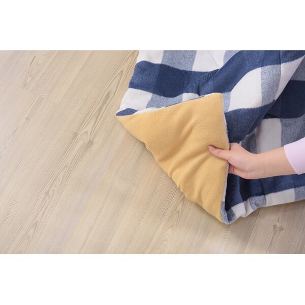 薄掛コタツ布団 正方形 こたつ こたつテーブル こたつセット コタツ 完成品 組立不要 北欧 ブルー