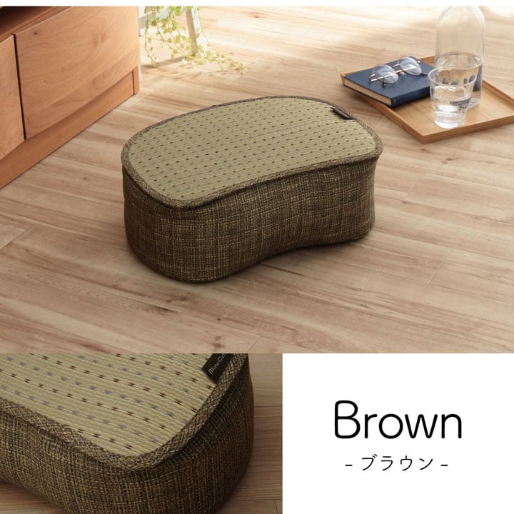 クッション くつろぎ系 クリア 30×40×15cm 抗菌 消臭 い草