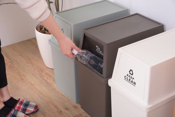 ダストボックス スタッキングペール30L スリム 幅28×奥行45×高さ51cm 日用品 キング