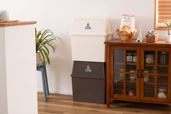 ダストボックス スタッキングペール30L ワイド 幅45×奥行28×高さ51cm