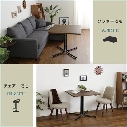 こたつ おしゃれなカフェスタイルのコーヒーテーブル(天然木オーク)ブラウン ウレタン樹脂塗装 木製