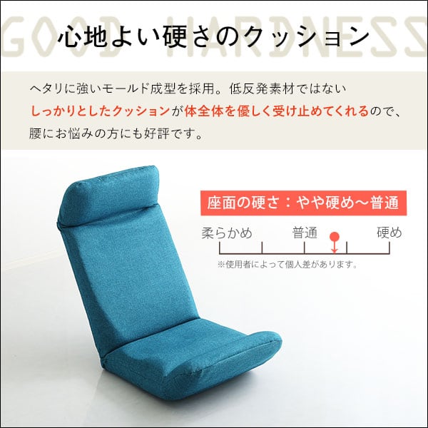 日本製カバーリングリクライニング一人掛け座椅子 リクライニングチェアCalmy カーミー 全3色