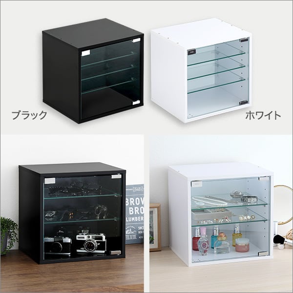 コレクションキューブラック 深型タイプ LEDセット コレクション ラック キューブラック 推し活