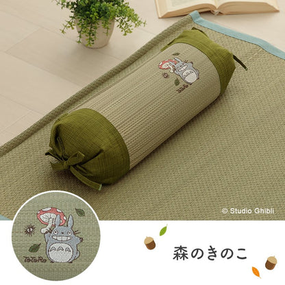森のきのこトトロ キャンディー枕 15×40cm 通気性 枕 寝具 ■ い草