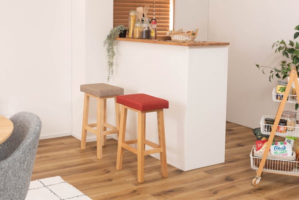 ダイニングチェア バンビ ハイスツール 幅36×奥行26×高さ60cm ダイニング家具 完成品